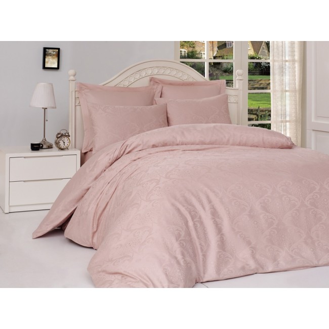 Постельное белье "Карвен" (жаккард) 1,5 спальн (Coffee)