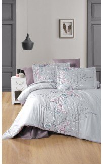 Постельное белье "Карвен" сатин евро WISTERIA LILAC