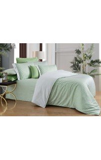 Постельное белье Sarev TOMMY Сатин евро.v4/Yesil