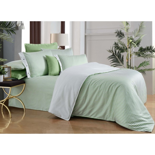 Постельное белье Sarev TOMMY Сатин евро.v4/Yesil Постельное белье Sarev TOMMY Сатин евро.v4/Yesil