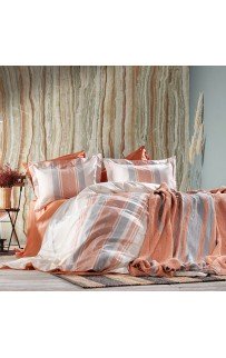 Комплект Zebra "MOLY "7пр. пике евро PT 333 v7 оранж/серый (Акция)