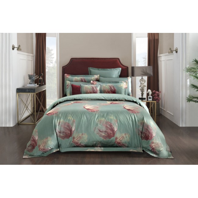 Постельное белье "Sarev"сатин жаккард евро ELITE GROUP N171 HELIOS JAKARLI v1