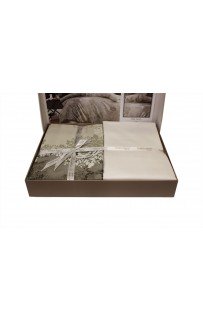 Постельное белье "Карвен" сатин семейное Lona Dark Green