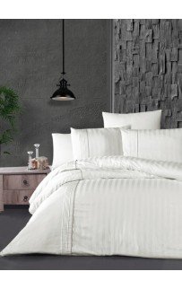 Постельное белье (Сатин де люкс) евро (Modalife Beyaz)