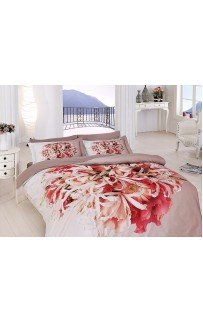 Постельное белье "Карвен" (сатин 3D) евро ( Flor )