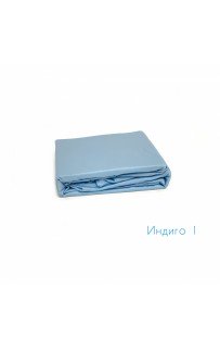 Простынь Карвен на резинке+наволочки 100*200 +33см/ 50*70(1) сатин P 898 индиго V1 Простынь Карвен на резинке+наволочки 100*200 +33см/ 50*70(1) сатин P 898 индиго V1