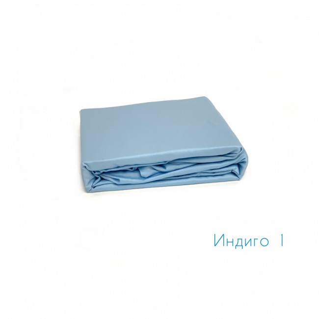 Простынь Карвен на резинке+наволочки 100*200 +33см/ 50*70(1) сатин P 898 индиго V1 Простынь Карвен на резинке+наволочки 100*200 +33см/ 50*70(1) сатин P 898 индиго V1
