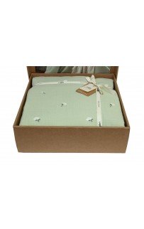 Постельное белье Sarev Mood Comfort муслин евро N357 LATINA v1/Yesil