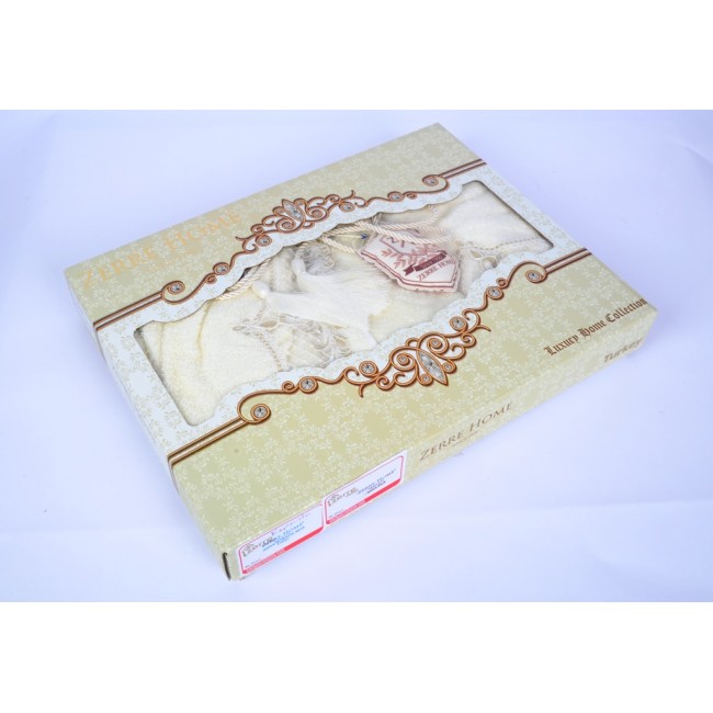 Халат "ZERRE" с капюшоном + полотенцами  махра В 1050 (Акция)