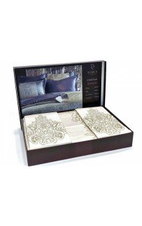 Постельное белье "Zebra Casa" Cristina bej евро N 003