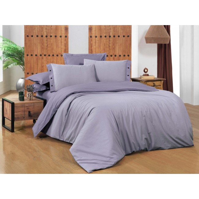 Постельное белье "Sarev"сатин евро NEW FANCY STRIPE v5/Lila Постельное белье "Sarev"сатин евро NEW FANCY STRIPE v5/Lila