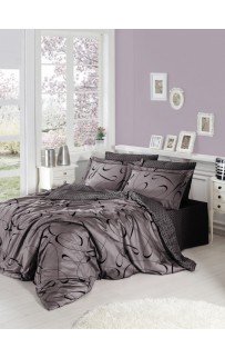 Постельное белье "Карвен" сатин семейный (Calisto Lilac)