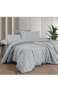 Постельное белье "Sarev Bazaar" ранфорс 1,5 спальн. N376 BIANA v1/Gri