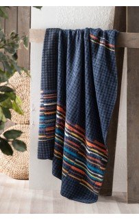 Плед SAREV LAYRA 1,5, LACIVERT/V1