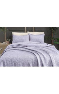 Комплект SAREV "ECHO"(покрывало летнее +2наволочки) евро 3 предмета Y 829 (V-10) lila