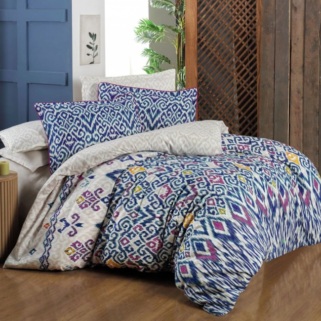 Постельное белье SAREV ELIYAS Фланель евро.MAVI/v1