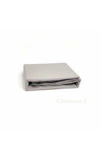 Простынь Карвен на резинке+наволочки 200*200+33см /50*70(2) сатин P 901 св/бежевый-2