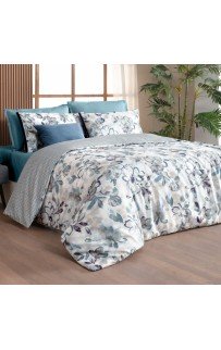 Постельное белье "Sarev" (300 tc) сатин 1.5 сп N391 ULIANA v1/Yesil