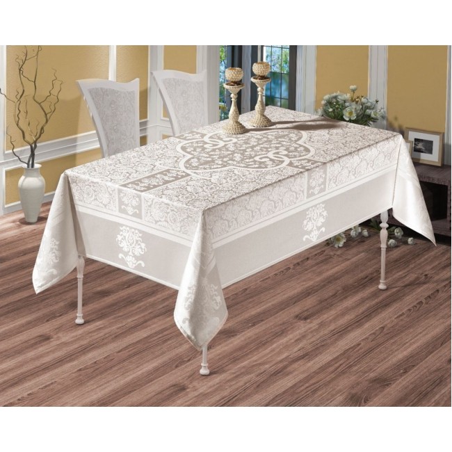 Скатерть Monalife Vip Cotton 160*220 М 722/KREM