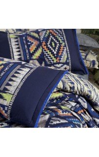 Постельное белье "Sarev"fancy poplin 1.5 сп. N193 Gilya v2/Mavi