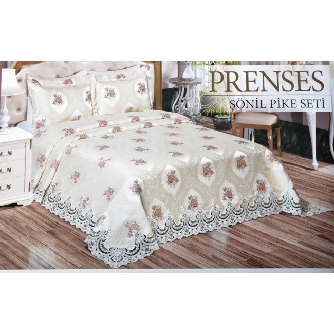 Покрывало " PRENSES" c наволочками евро Y 697