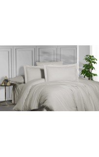 Постельное белье "Карвен" Stripe Satin 1,5 спальн. N 162-SS 005 песочный (Акция)