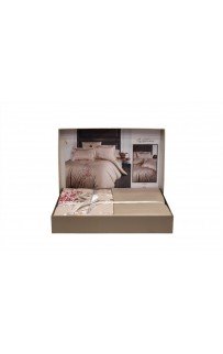 Постельное белье "Карвен" сатин евро WISTERIA POWDER