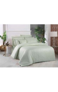 Постельное белье "Sarev" Sport&Chic сатин 1.5 спальное JACQUARD STRIPE v8/Yesil