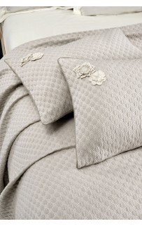Комплект SAREV "BELIS"(покрывало летнее +2наволочки) евро 3 предмета Y 863v1 bej/бежевый