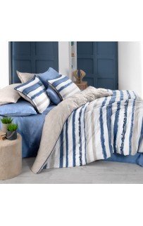 Постельное белье Sarev Mood Comfort муслин евро N354 MUNDO v1/Mavi