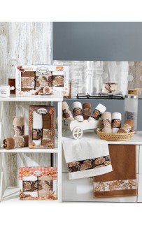 Полотенце кухонное KARVEN "OLIVE"  махра 30*50 2 шт. НМ 568