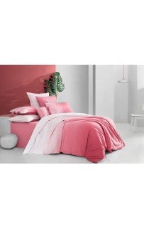 Постельное белье "Sarev"ранфорс евро "SAN MARINO" v2/розовый