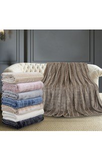 Плед Karven фланель 1,5 спальн. PL 015 CUTTING v2/Powder