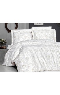 Постельное белье "Карвен" сатин семейный (Delmor Cream)