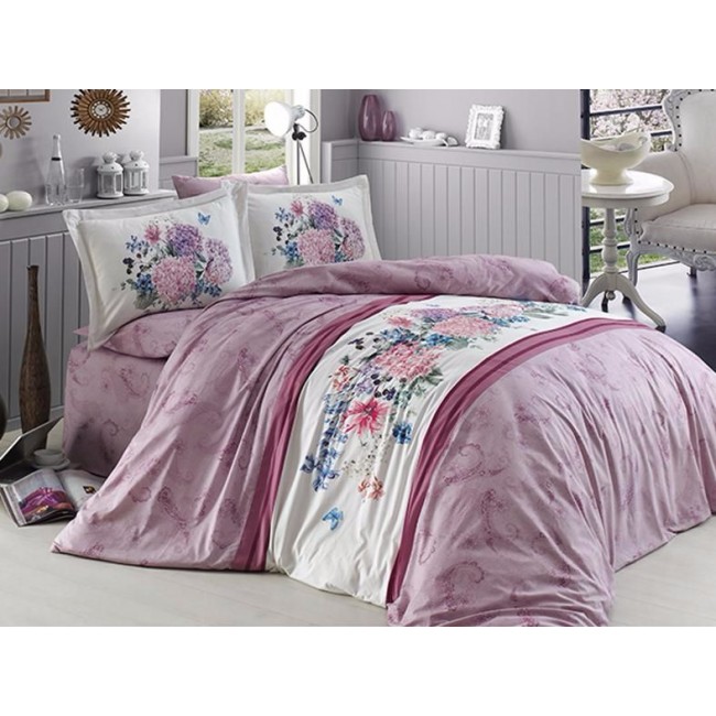 Постельное белье "Карвен" DELUхE ранфорс евро (Nora) Постельное белье "Карвен" DELUхE ранфорс евро (Nora)