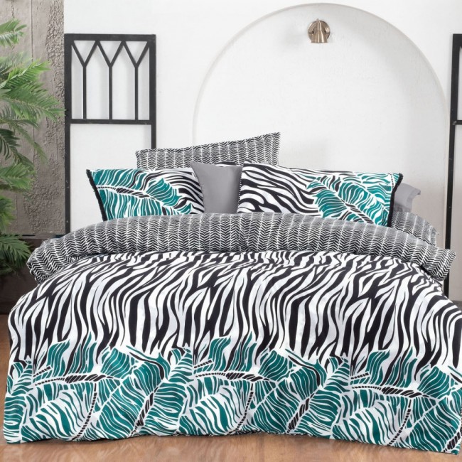 Постельное белье "Sarev"fancy poplin евро N194 DANIO V1/SIYAH Постельное белье "Sarev"fancy poplin евро N194 DANIO V1/SIYAH