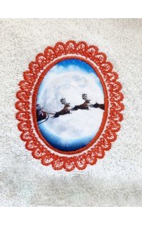 Набор полотенец кухонный"ЗИМА-ОЛЕНЬ"3D махра 30*50 3шт.НМ 523(V-1)-30пудровый/лиловый Набор полотенец кухонный"ЗИМА-ОЛЕНЬ"3D махра 30*50 3шт.НМ 523(V-1)-30пудровый/лиловый