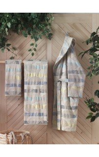 Халат Sarev "MAI" махра женский В 1123 V-2/Bej L (АКЦИЯ)