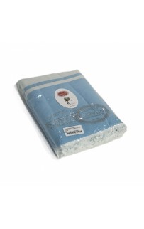 Полотенце Карвен 100*150 1шт. с бахрамой пештемаль махра Н 3277 v2 голубой