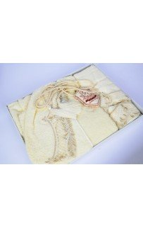 Халат "ZERRE" с капюшоном + полотенцами  махра В 1050 (Акция)