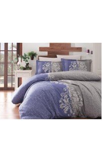 Постельное белье "Карвен" сатин семейный (Hypnoz Indigo)