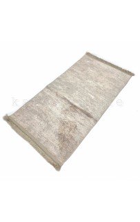 Ковер Карвен BUKET SACAKLI/софт жаккард с бахрамой 80*150 KV 026 kahve/т.бежевый