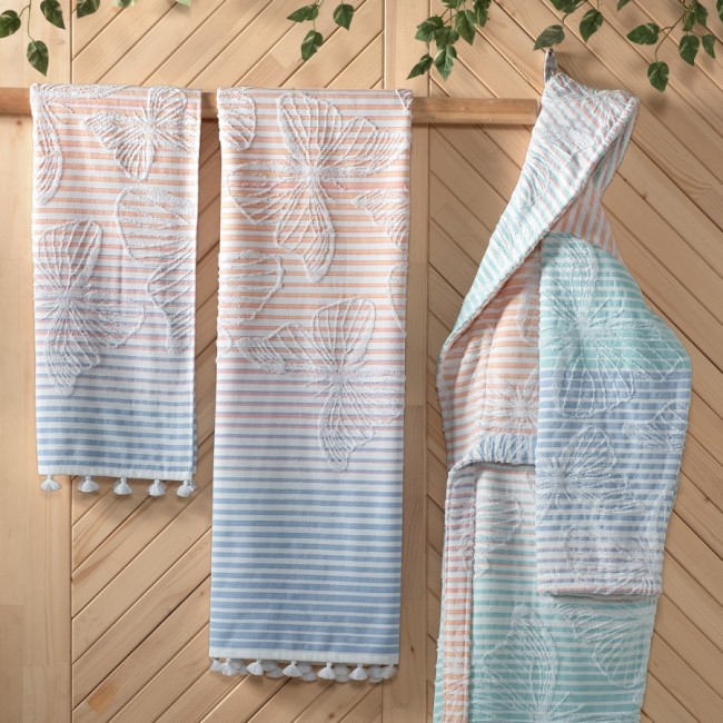 Полотенце Sarev "PONTIA" 85*150 1шт. махра H1064 v1/Multi