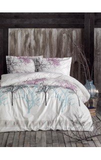 Постельное белье "Карвен" ранфорс 1,5 спальн. Midas Lilac v-1