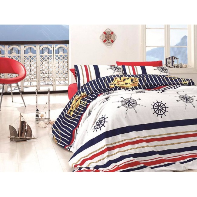 Постельное белье "Карвен" ранфорс евро AQUA PASSION