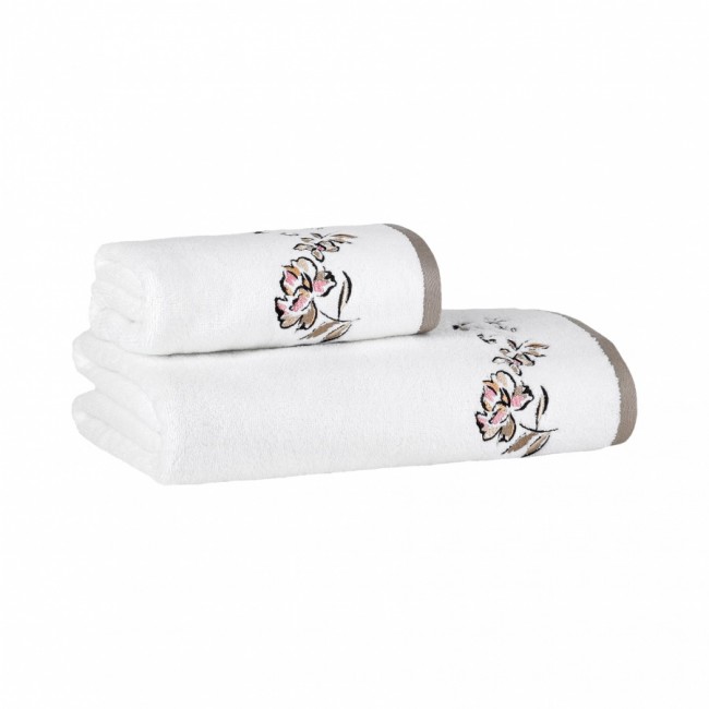 Полотенце Sarev 50*90 1шт. махра Н 1050 FIORA v1/Bej