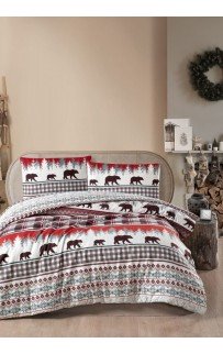 Постельное белье Карвен фланель евро N244 COZY Tile