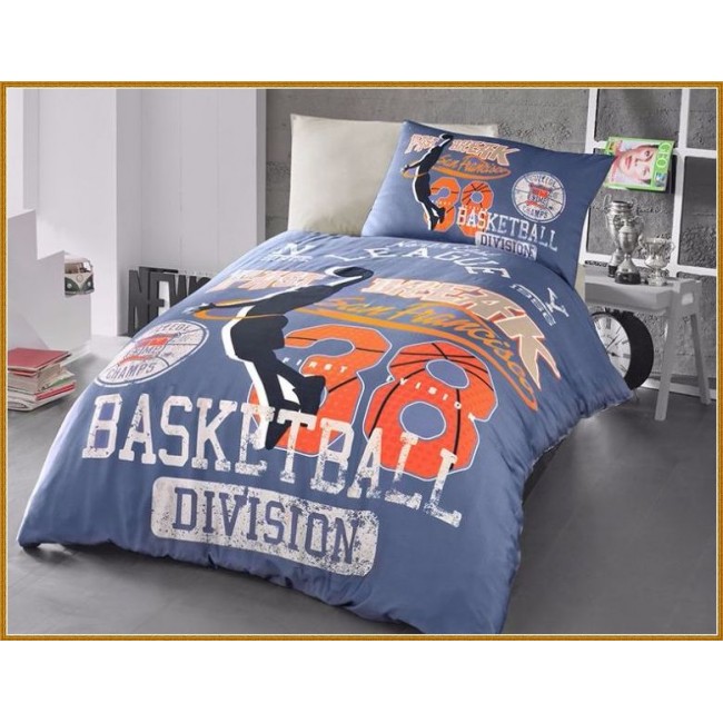 Постельное белье "Карвен" YOUNG STYLE ранфорс 1,5 спальн. (Basketball)