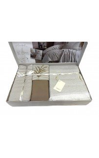 Летний комплект Karven "MARIBEL" (покрывало пике +постельное белье) евро РТ353 Bej