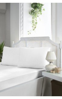 Простынь Карвен на резинке+наволочки 100*200 +33см/ 50*70(1) ранфорс Р 902 v1white/белый (Акция)